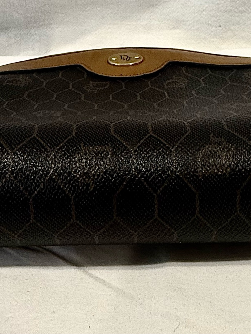 Vintage Christian Dior Honeycomb Clutch Bag - Picture 7 of 9